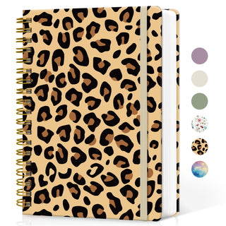 Lined Spiral Notebook Journal for Work, 300 Pages Thick B5 (7.1"x10") College Ruled Journal for Women & Writing, Hardcover Notebook for Note Taking, Perfect for Office Home School Supplies, Purple