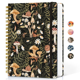 Lined Spiral Notebook Journal for Work, 300 Pages Thick B5 (7.1"x10") College Ruled Journal for Women & Writing, Hardcover Notebook for Note Taking, Perfect for Office Home School Supplies, Purple